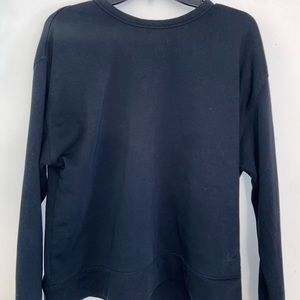 Women’s Nike black open back sweatshirt